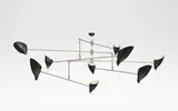 David Weeks Studio, 'Bottle Tiered Mobile No. 405', ceiling light, designed 2014, Powder-coated aluminium, nickel-plated aluminium, stainless steel, electrical fittings
