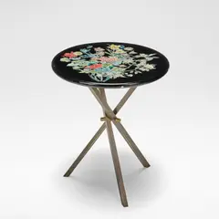 Untitled by Piero Fornasetti, 1960, Enamelled metal over wood, sold Jun 2025