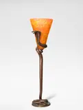 Edgar Brandt and Daum, 'Cobra' table lamp, 1920-1926, Bronze, glass