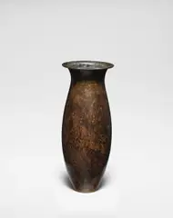 Jean Dunand, Vase, 1914, Patinated maillechort, brass