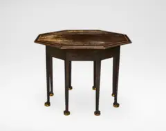 Charles Robert Ashbee, Octagonal centre table, from 37 Cheyne Walk, Chelsea, London, 1894, Oak