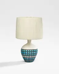 Roger Capron, Table lamp, model no. B3, 1951-1965, Glazed ceramic