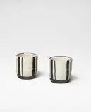 Rosanjin, Pair of tea bowls, circa 1950, Glazed stoneware
