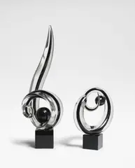 Two sculptures by Archimede Seguso, Glass, offered Oct 2024