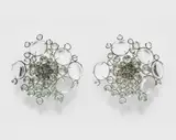 Mark Brazier-Jones, Two 'Floret' wall lights, Glass, steel