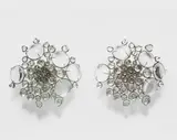 Mark Brazier-Jones, Two 'Floret' wall lights, Glass, steel
