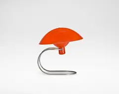 'Anywhere lamp', designed 1951 by Greta von Nessen, Aluminium, painted aluminium, painted steel, Bakelite, offered Oct 2024