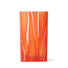 Studio Art Vessel, cast and assembled glass, indistinctly signed and dated 2014, ht. 15 1/2, wd. 8 1/2, dp. 3 1/2 in., cast and assembled glass, indistinctly signed and dated 2014, ht