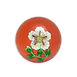 Vintage St. Louis Paperweight, France, signed and dated 1973 in central cane, ht. 2 1/4, dia. 3 in., France, signed and dated 1973 in central cane, ht