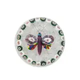 Untitled by Antique Baccarat Garlanded Butterfly Paperweight, 1850, sold Jun 2024