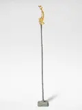 Jean Lamore, Large 'Naissance' candlestick, 1993, Gilt bronze, bronze