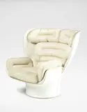Joe Colombo, 'Elda' swivel armchair, designed 1963