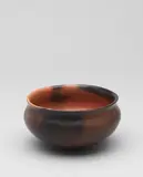 Gabriele Koch, Bowl, circa 1986, Hand-built earthenware, smoke fired and burnished surface