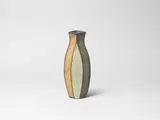 Elizabeth Fritsch, 'Cubist' bottle, 1984, Stoneware, coloured slips