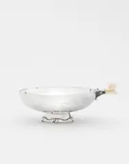 Charles Boyton, Dish, 1937, Sterling silver, resin