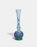 Daum, Frères, circa 1904, Frosted and mottled glass, acid-etched, polychrome enamel