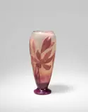 'Crocus' cameo vase by Émile Gallé, circa 1900, Cameo glass, double overlaid and fire-polished, offered Apr 2024