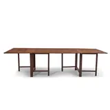 "Maria" Table Designed By Bruno Mathsson, probably Sweden, mid-20th century, rosewood, rosewood veneer, unmarked, ht. 28 1/2, closed lg. 9 1/4, maximum lg. 111 1/2, wd. 35 1/2 in., probably Sweden, mid-20th century, rosewood, rosewood veneer, unmarked, ht