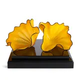 RADIANT PERSIAN PAIR by Dale Chihuly, Seattle, Washington, early 21st century, blown and applied glass, one signed "Chihuly," each element approx, sold Oct 2024
