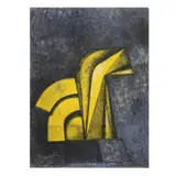 Caballito (Amarillo) by Enrique Carbajal Sebastian, Litografía 24 / 100, sold May 2025