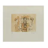 Gerardo Cantú, Mujeres, Grabado, firmado y fechado 2004. 26/68