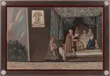 Anónimo, Exvoto a San Juan Nepomuceno, 1792, Óleo sobre tela