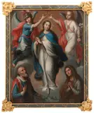 Autor No Identificado, Alegoría de la Inmaculada Concepción, Óleo sobre tela