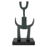 Sergio Hernández, Torii, Escultura en bronce I / III con base de madera