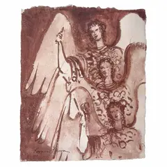 Carmen Parra, Untitled, Gouache y acuarela sobre papel algodón