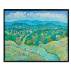Aurelio Pescina, Untitled, óleo sobre tela. Firmado