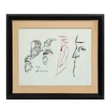 Jose Luis Cuevas, Rimbaud, Serigrafía, Firmada en plancha y lápiz. 75/100