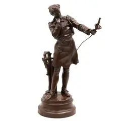 El Armero*, SIGLO XX, Bronce, patinado en color marrón