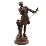 El Armero*, SIGLO XX, Bronce, patinado en color marrón