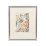 El Purgatorio, Canto 26: de la serie Encuentro de 2 grupos, Divina comedia by Salvador Dalí, 1960, Litografía, sold Apr 2025
