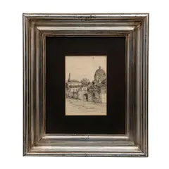 Félix Parra, Untitled, Tinta sobre papel. Firmado