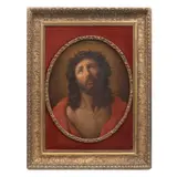 Ecce Homo, MÉXICO, SIGLO XIX, Óleo sobre tela