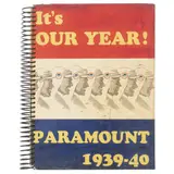 Paramount Pictures, IT'S OUR YEAR 1939 -, 1940, Fotografías montadas sobre lino en álbum