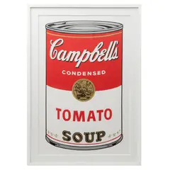 Andy Warhol, Campbell´s Soup I, Campbell's Tomato Soup, Serigrafía sin número de tiraje