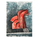 Caballito (Rojo) by Enrique Carbajal Sebastian, Litografía 48 / 100, offered Mar 2025