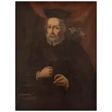 San Felipe Neri, MÉXICO, SIGLO XVIII, Óleo sobre tela montado sobre madera