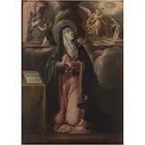 Cristobal de Villalpando, VIRGEN DOLOROSA, Óleo sobre tela