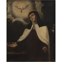 Nicolás Rodríguez Juárez, SANTA TERESA DE JESÚS, Óleo sobre tela