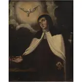 Nicolás Rodríguez Juárez, SANTA TERESA DE JESÚS, Óleo sobre tela