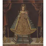 Nuestra Señora la Conquistadora, MÉXICO, SIGLO XVIII, Óleo sobre tela