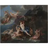 Antoine Coypel, EL TRIUNFO DE GALATEA, Óleo sobre tela