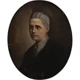 José Escudero y Espronceda, RETRATO DE DAMA, Óleo sobre tela