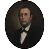 José Escudero y Espronceda, RETRATO DE CABALLERO, Óleo sobre tela