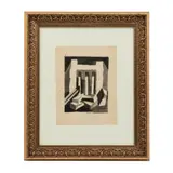 Fernando Castro Pacheco, Estructuras #2, 1941, Tinta china sobre papel