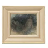 Lucinda Urrusti, "Mujeres", Mixta sobre tabla. Firmada