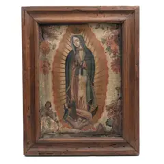 Virgen de Guadalupe, MÉXICO, PRINCIPIOS DEL SIGLO XIX, Óleo sobre tela